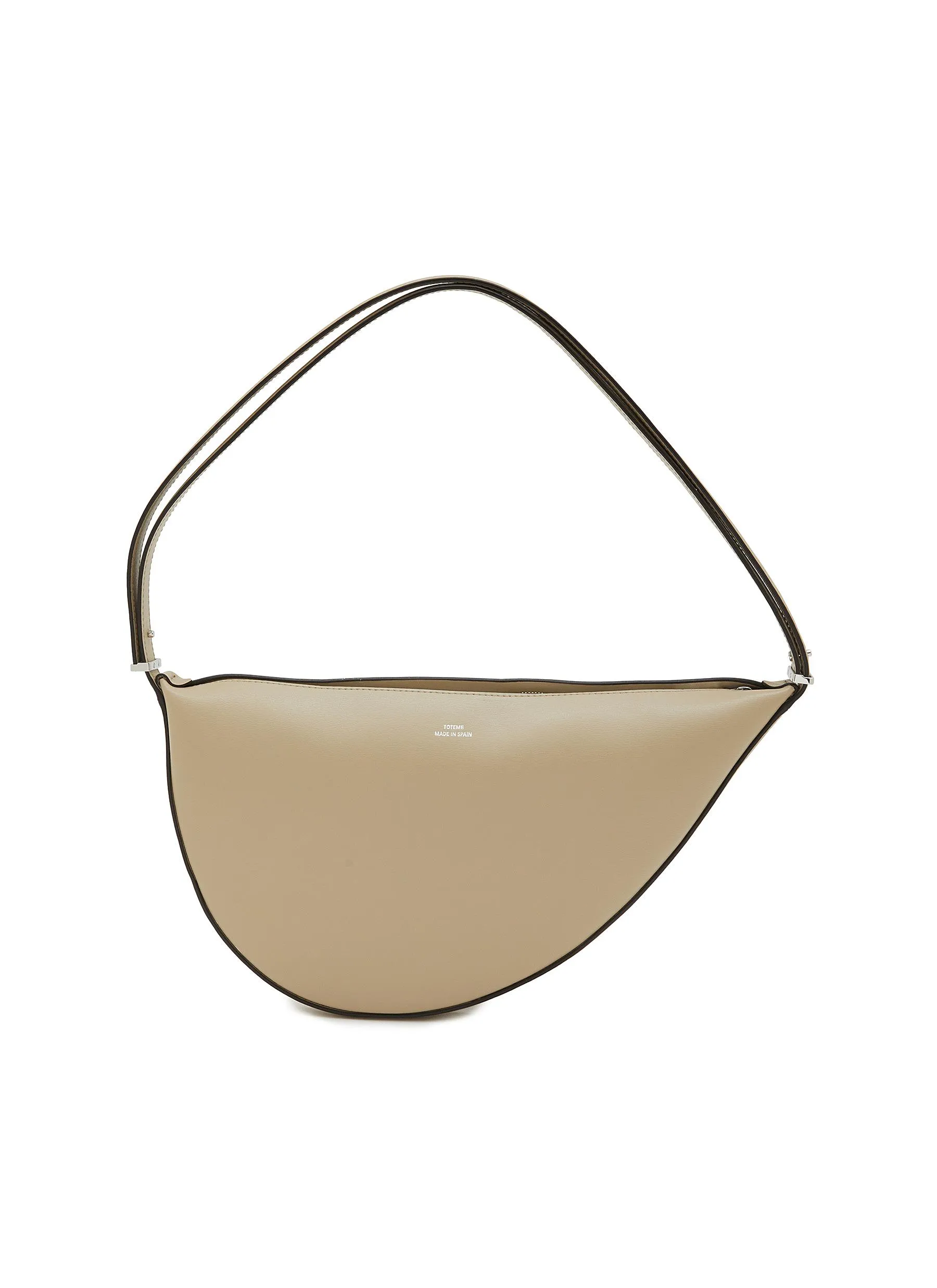 -----------TOTEME  ---- ------------LIGHT BEIGE ----Scoop Leather Shoulder Bag --