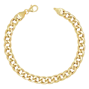 14K Miami Cuban Link Chain Bracelet 5.5mm