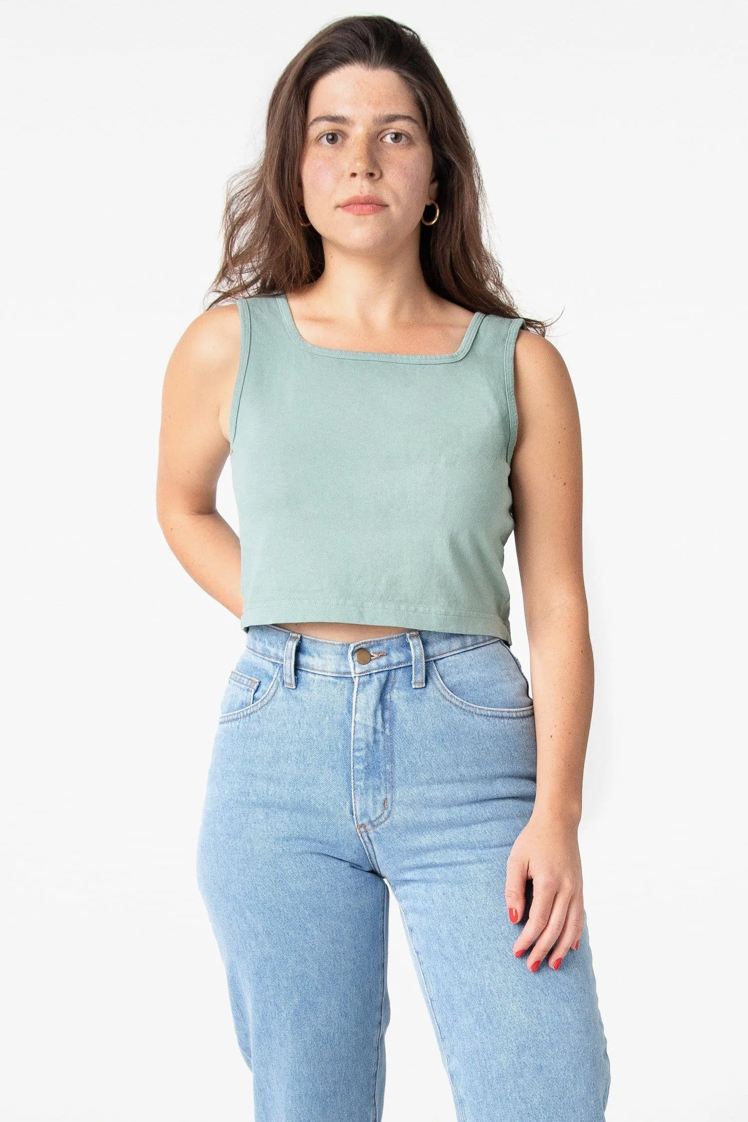 1822GD - Garment Dye Crop Tank