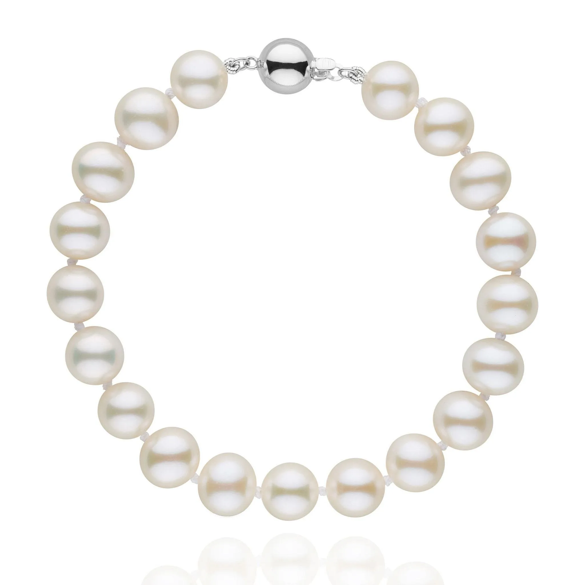 8.5-9.0 mm White Freshwater AA+ Pearl Bracelet