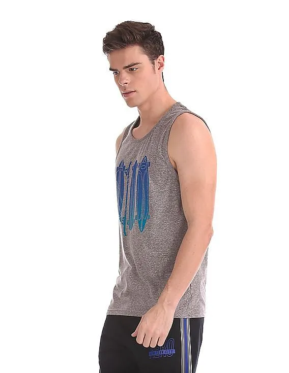 Aeropostale Skateboard Print Tank T-Shirt