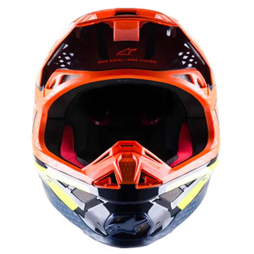 Alpinestars - S-M8 Factory Blue/Orange Helmet