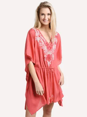     AMITA NAITHANI  Floral Crush Embroidered Tunic    