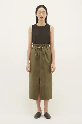 Angus Gathered-waist Skirt 