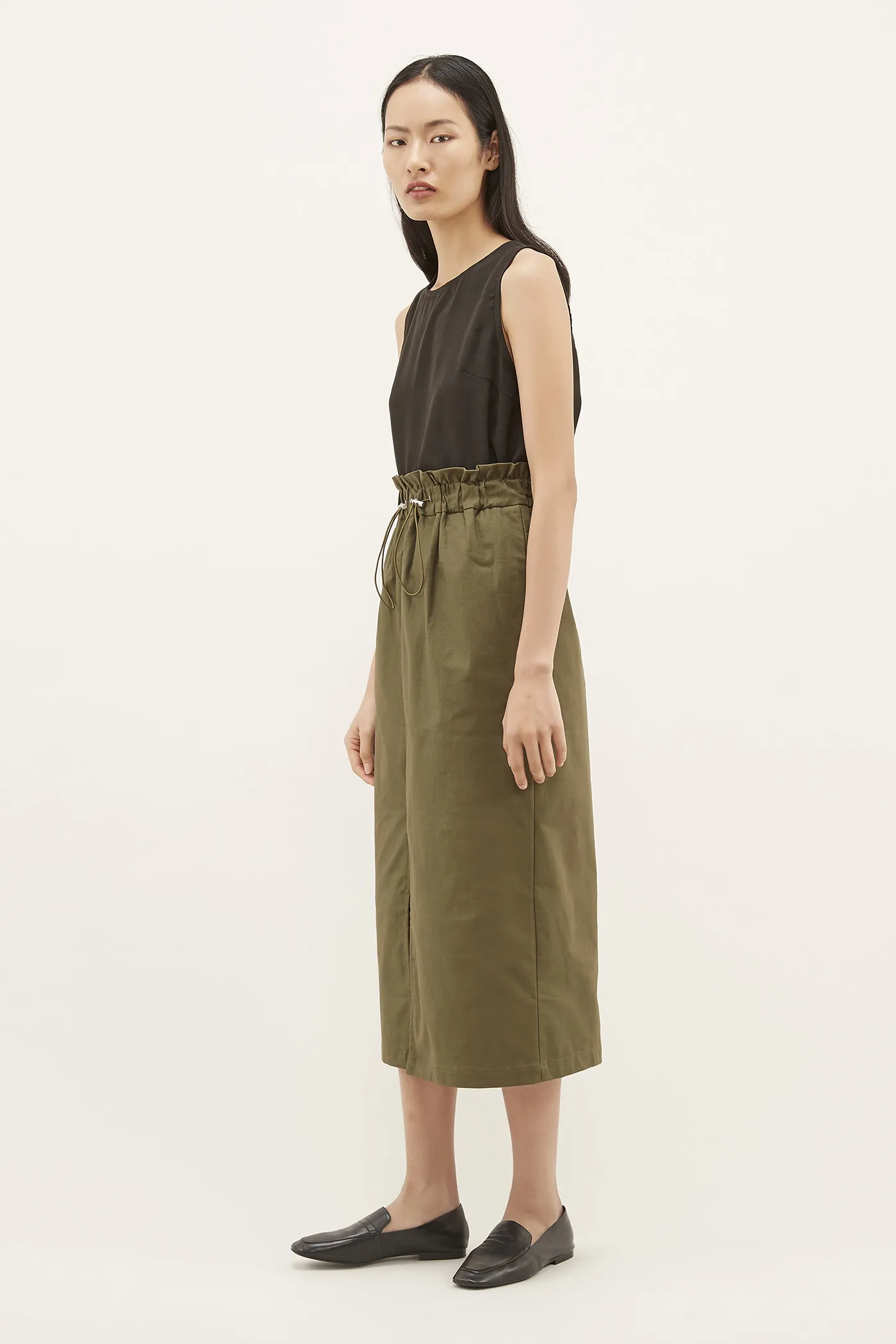 Angus Gathered-waist Skirt 