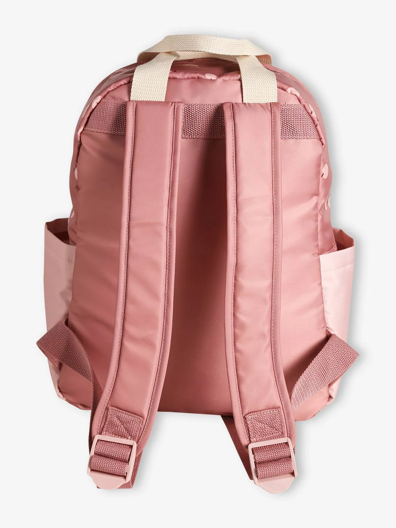 Apple Love Backpack for Girls - dusky pink