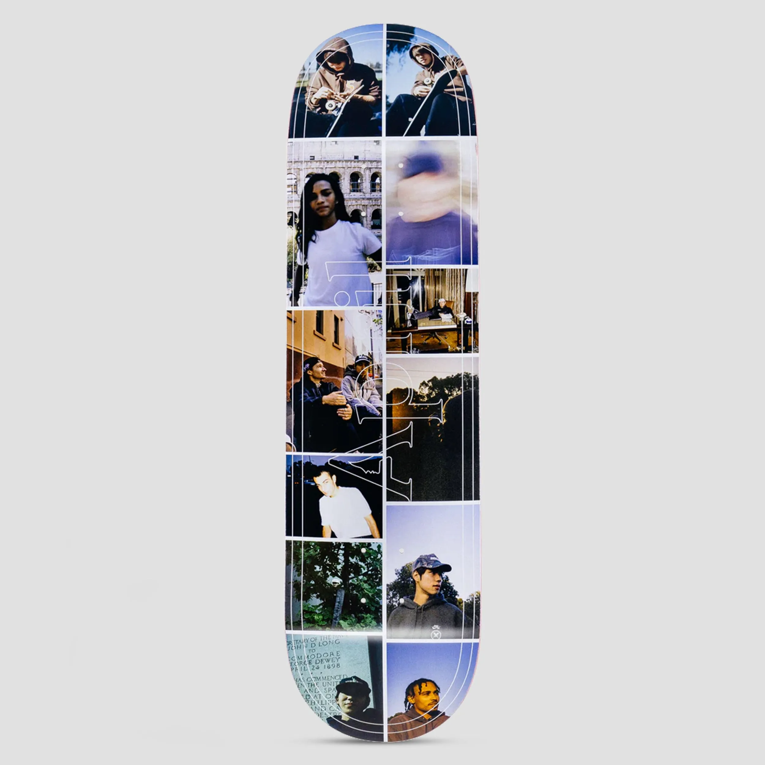 April 8.5 OG Logo Photo Skateboard Deck