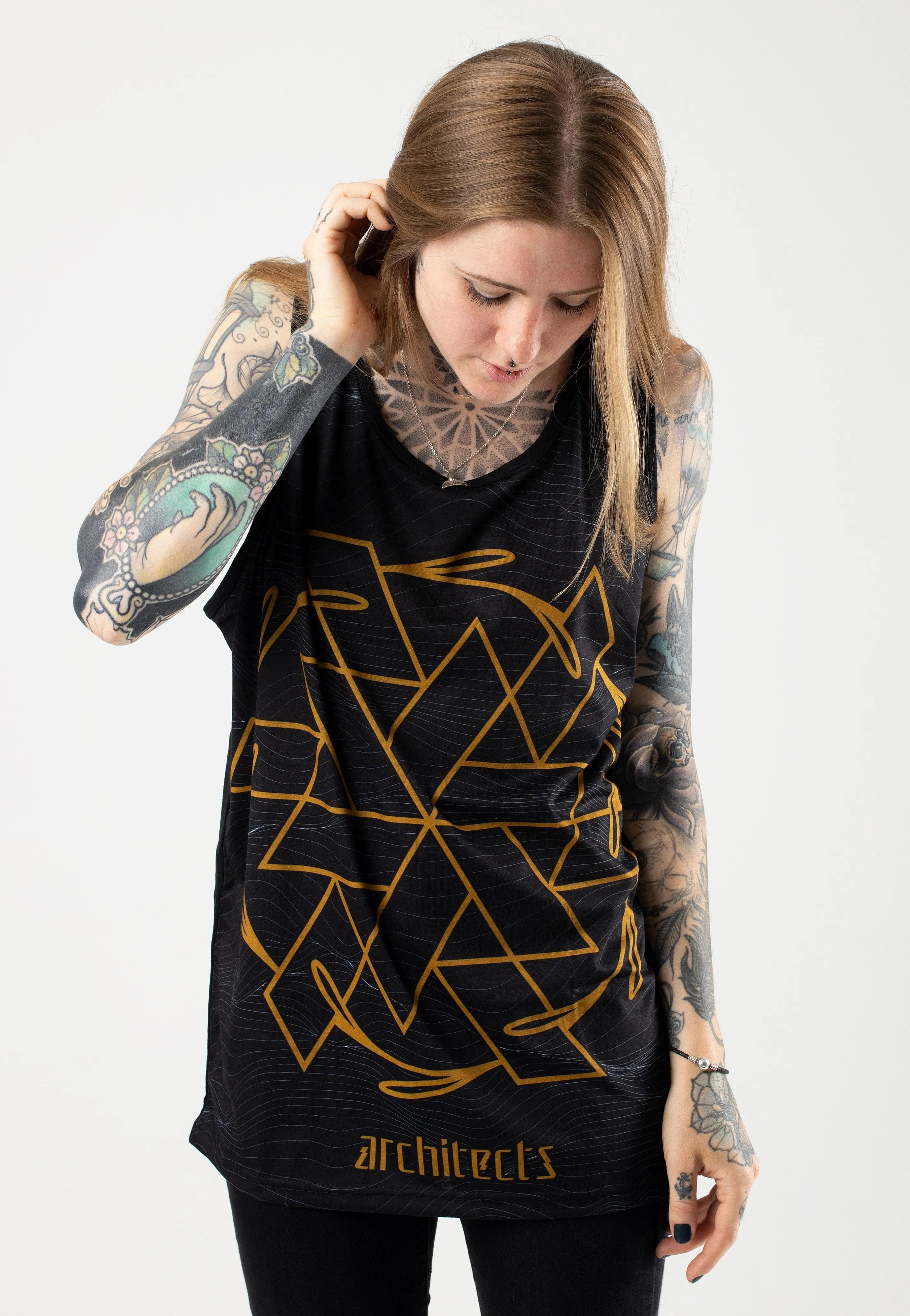 Architects - Gold Symbol Allover - Tank