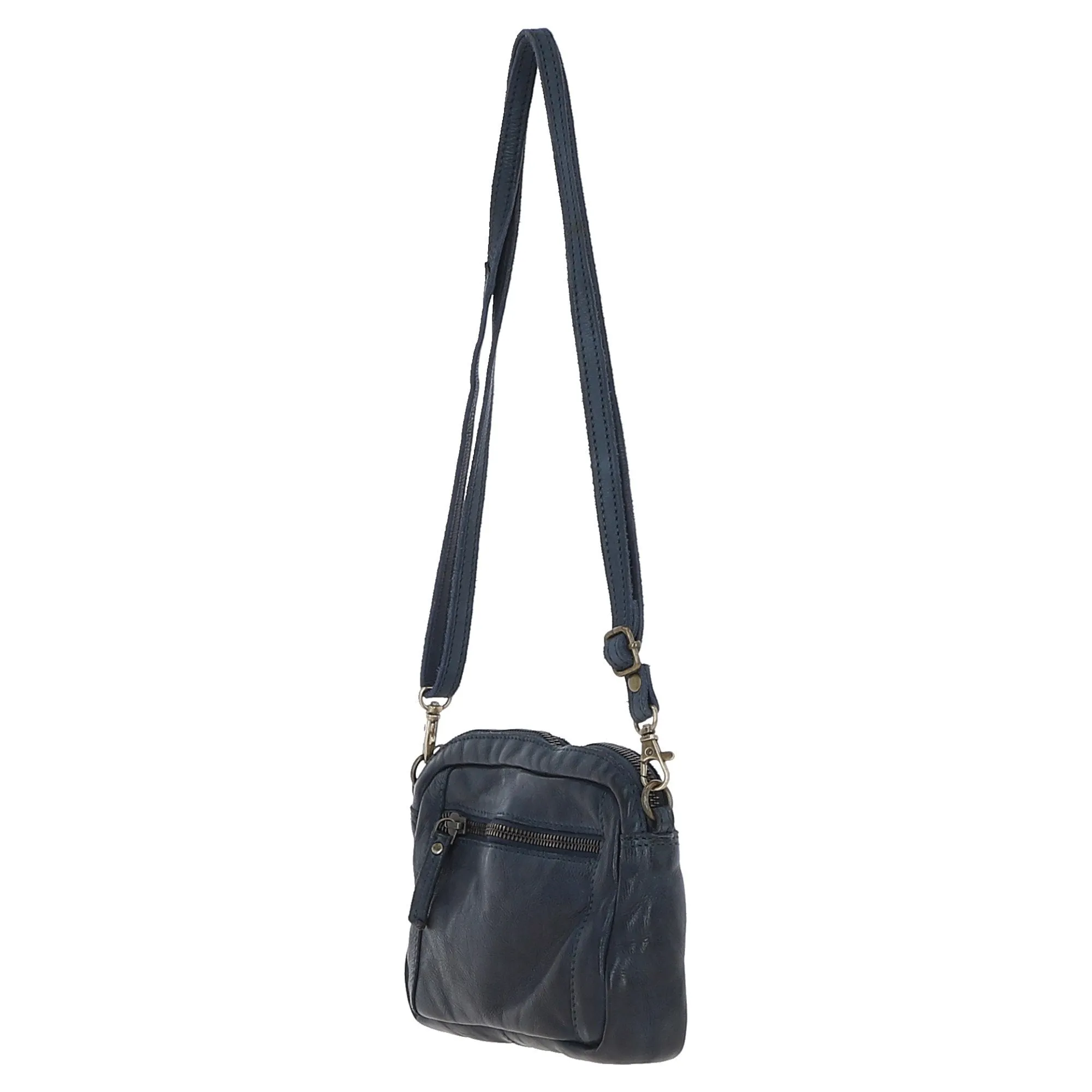 Ashwood Vintage Cross Body Bag Navy: D-98