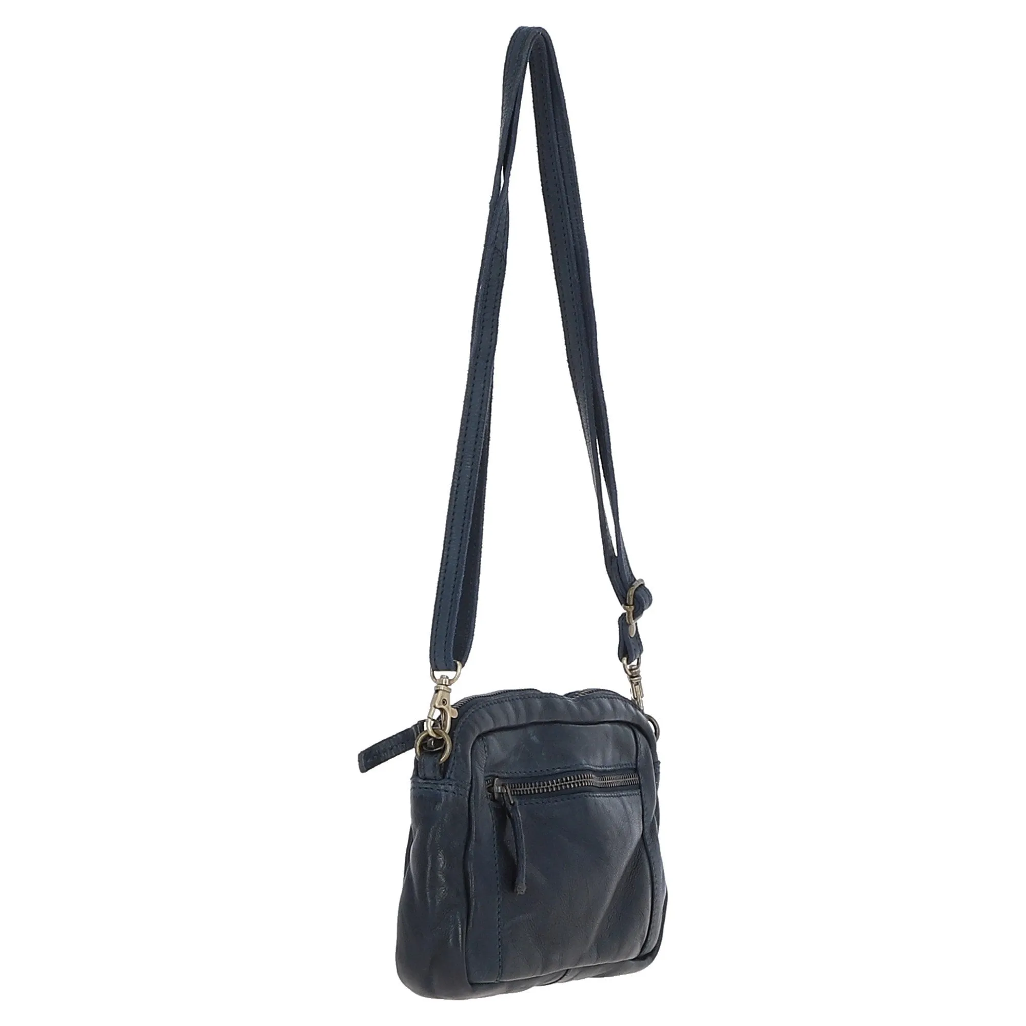 Ashwood Vintage Cross Body Bag Navy: D-98