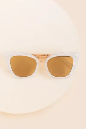 Aubrey Pearl Oversized Sunglasses