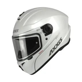 Axxis Draken Plain Helmet - Pearl White