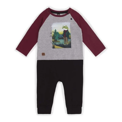 Baby Boys' Nano Noruk Mountain Frog Long Sleeve Romper