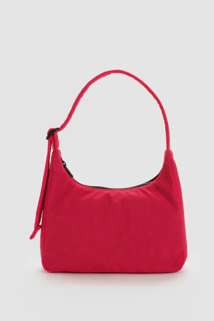 Baggu Mini Nylon Shoulder Bag- Candy Apple