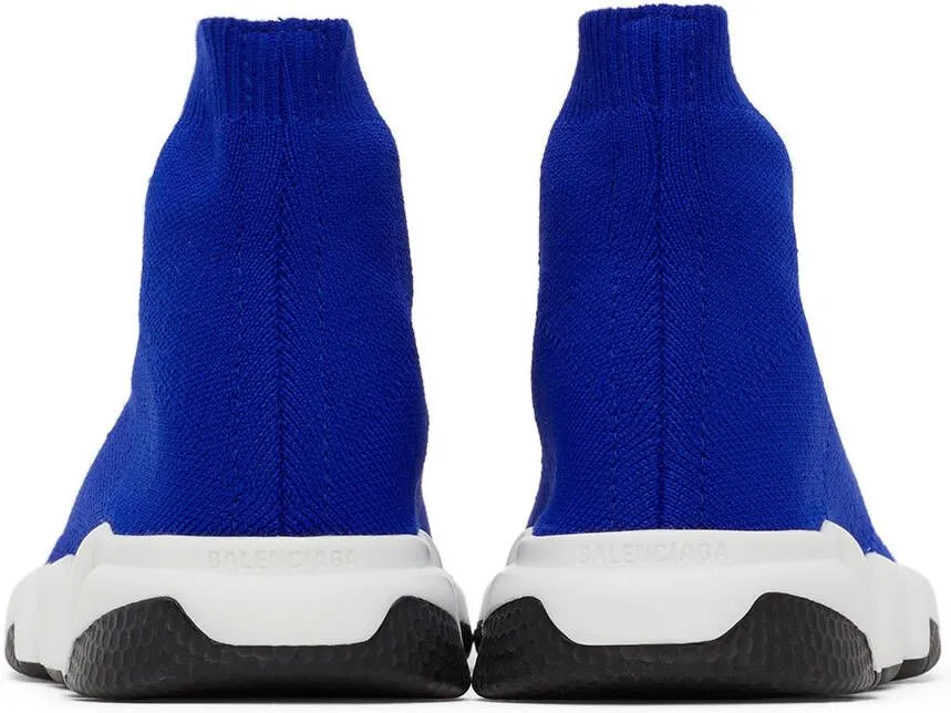 Balenciaga Kids Blue Speed Sneakers