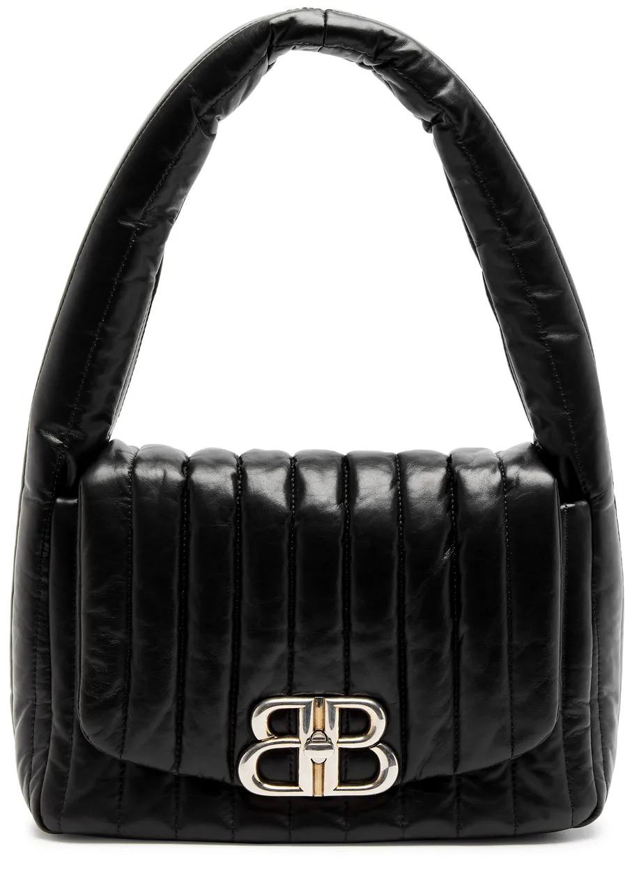 BALENCIAGA Monaco small quilted leather shoulder bag  -                         -                     -                