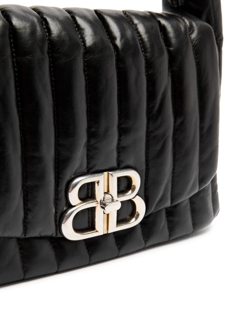 BALENCIAGA Monaco small quilted leather shoulder bag  -                         -                     -                