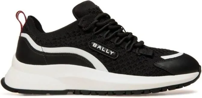 Bally Outline logo-patch sneakers Black