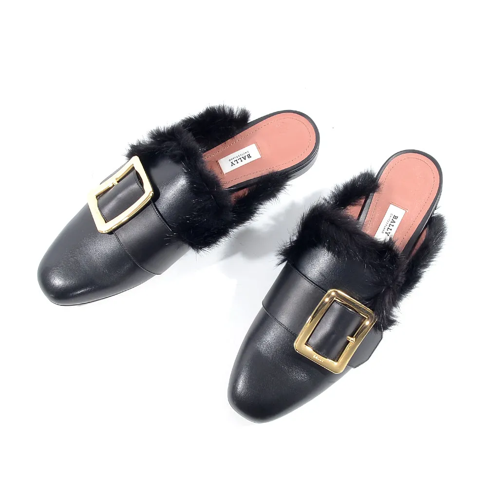 Bally Womens Slip on Smart Shoes in Black