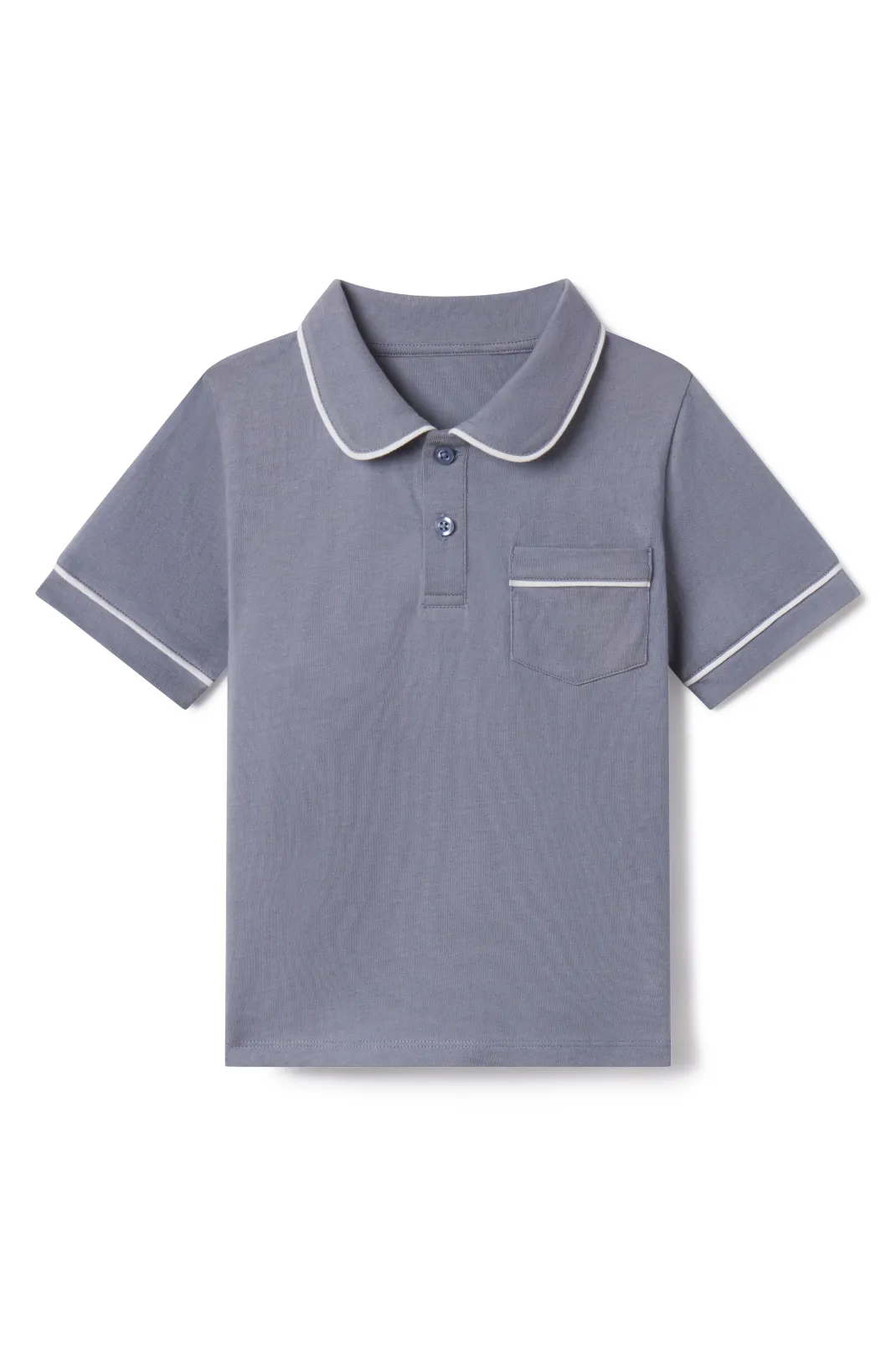 Beau Polo in Flint Blue