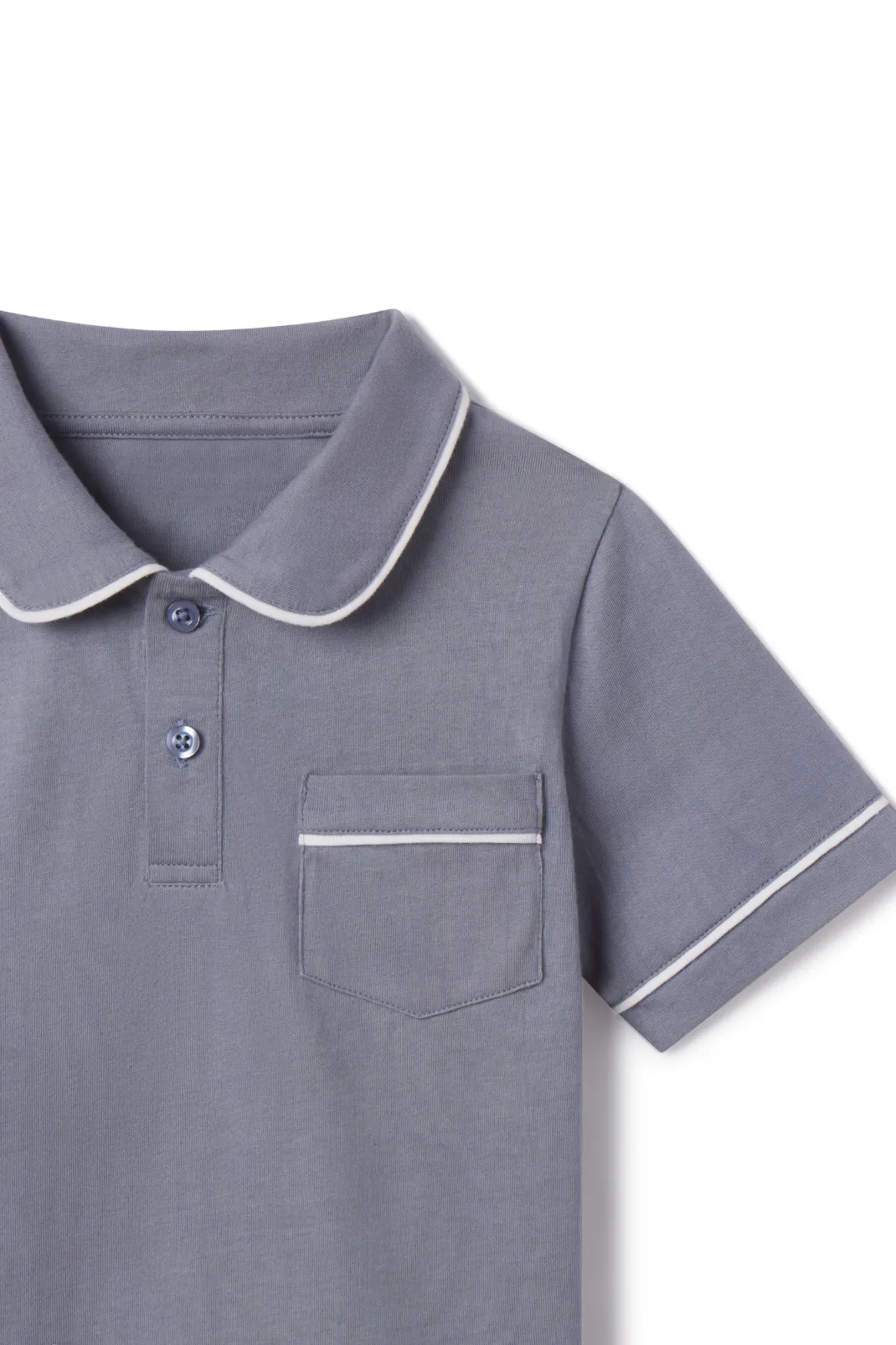 Beau Polo in Flint Blue