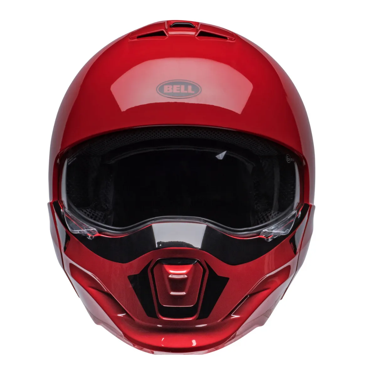 Bell Broozer Helmet Full / Open Face Duplet Red Cruiser Helmet