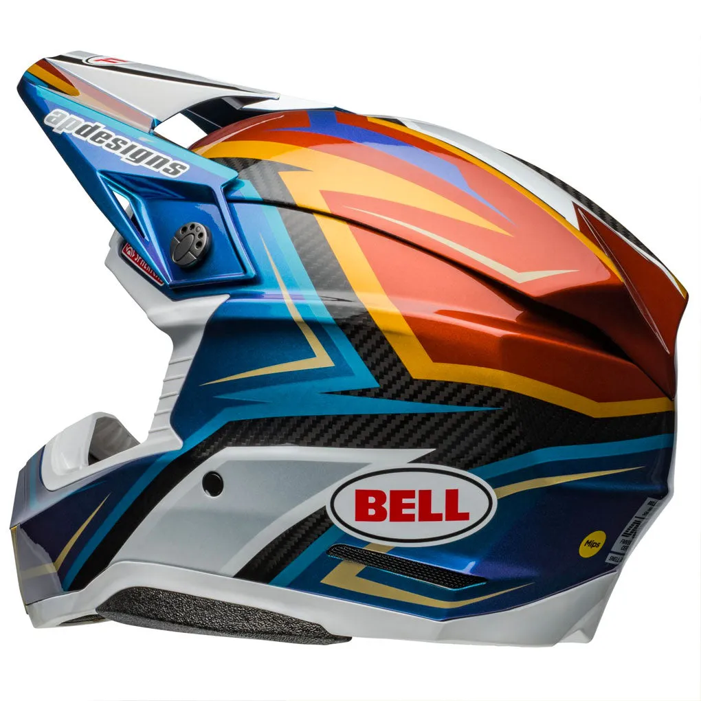 Bell - Moto-10 Spherical Tomac White/Gold Helmet