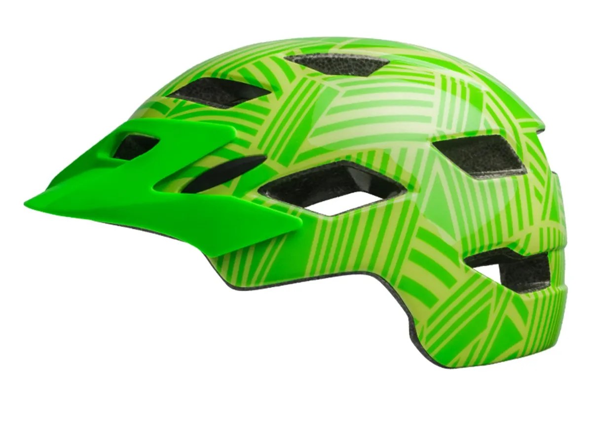 Bell Sidetrack Child Helmet - Gloss Kryptonite-Retina Sear Seeker