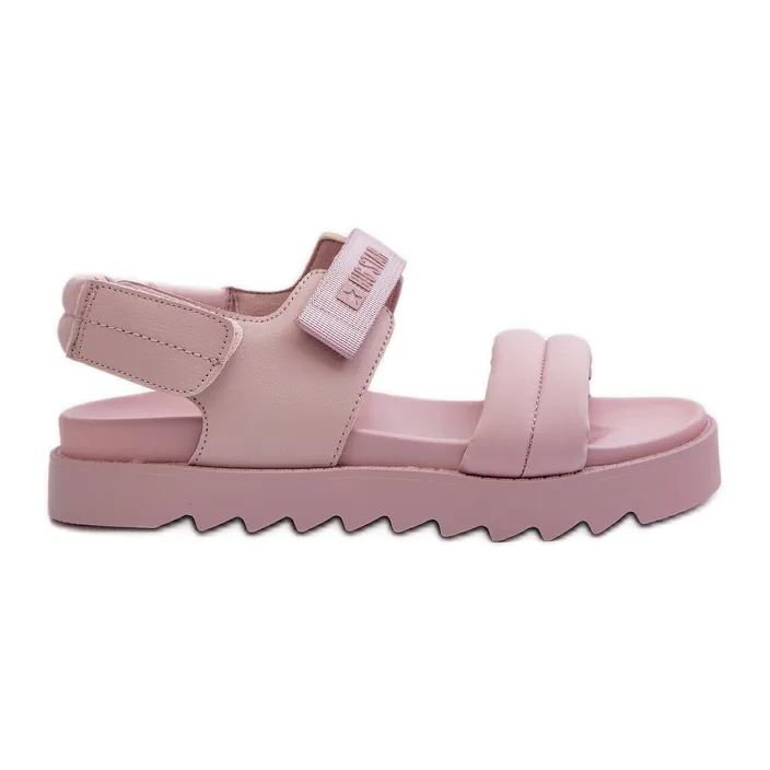 Big Star Women's Platform Sandals NN274753 Pink