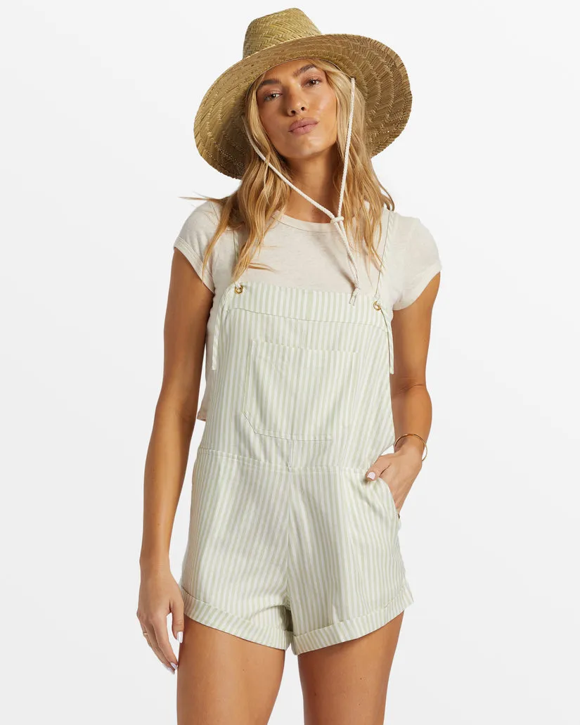 Billabong Wild Pursuit Romper-Light Avocado