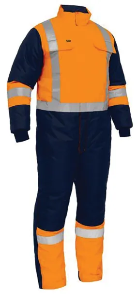 Bisley Workwear BC6453T Freezer Coverall - Two Tone - X Taped - Hi-Visibility - Orange/Navy - 72R