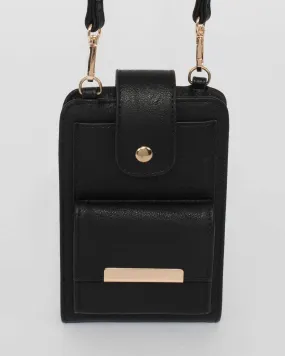 Black Esther Pocket Cross Body Bag