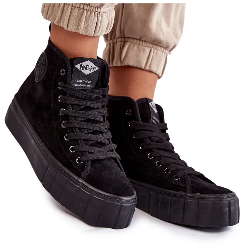 Black Lee Cooper LCJ-22-31-1432L High Sneakers