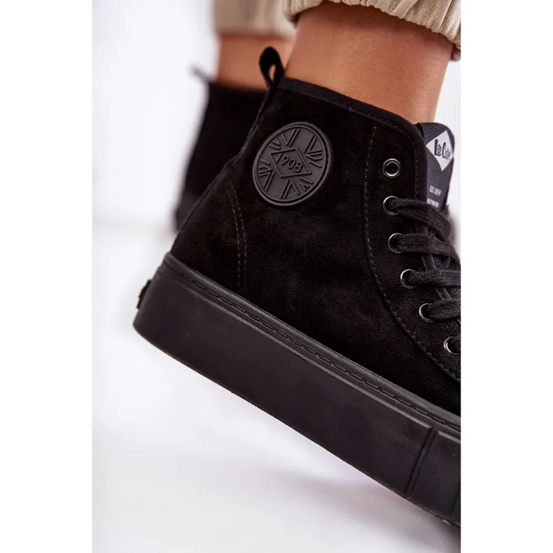 Black Lee Cooper LCJ-22-31-1432L High Sneakers