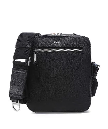 BOSS Leather Highway_NS zip Reporter Bag