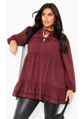 Brielle Embroidered Tunic Dress