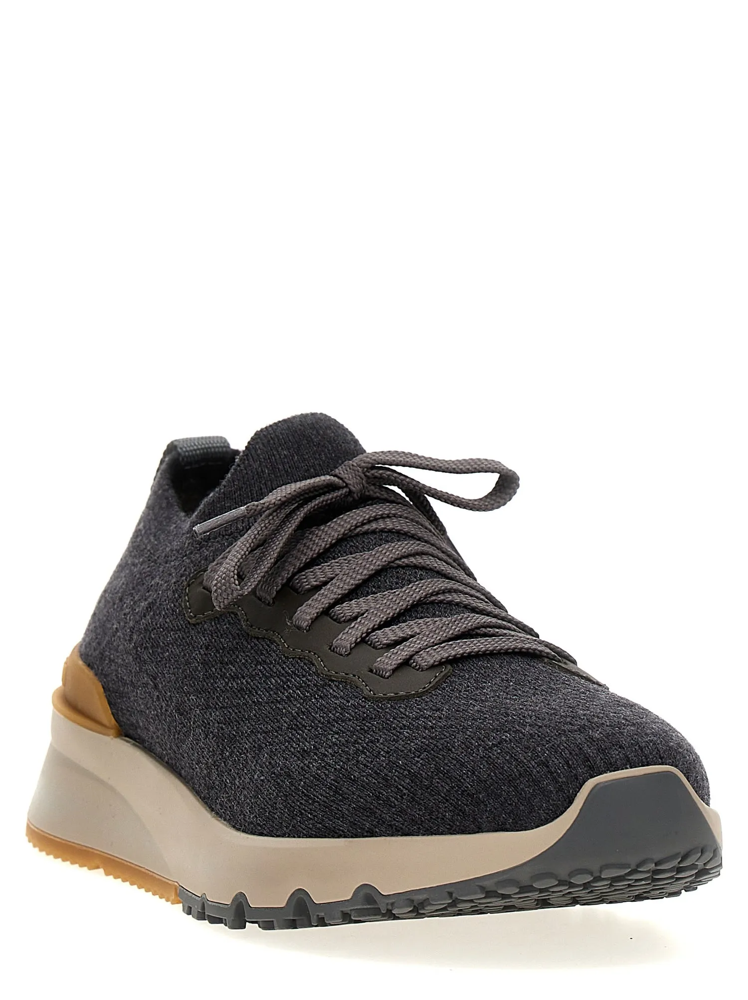 Brunello Cucinelli    Brunello Cucinelli Knitted Sneakers