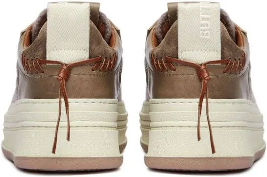 Buttero panelled lace-up sneakers Neutrals