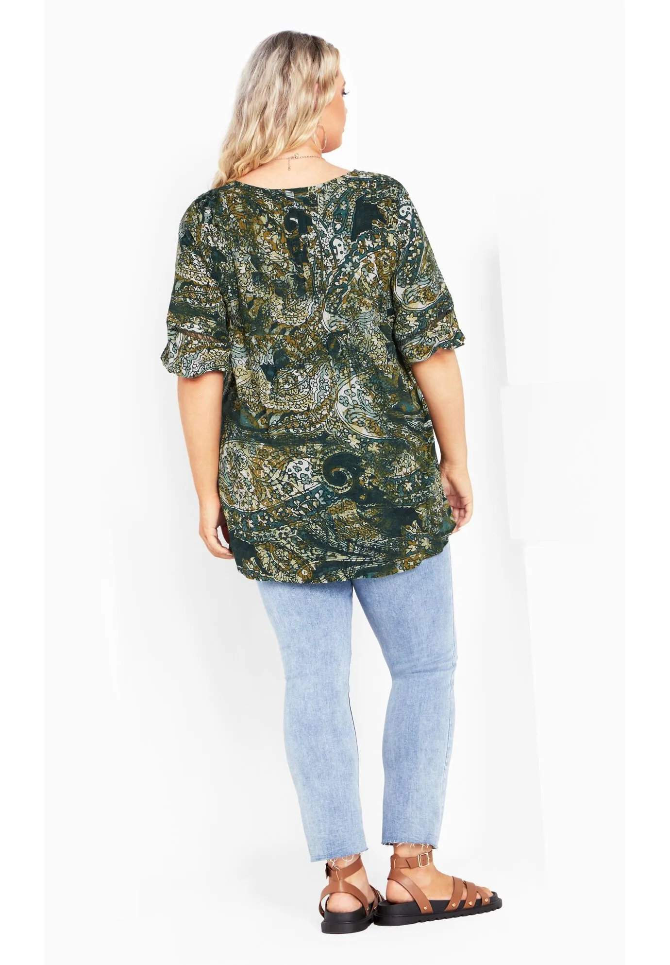 Carmel Pintuck Print Tunic