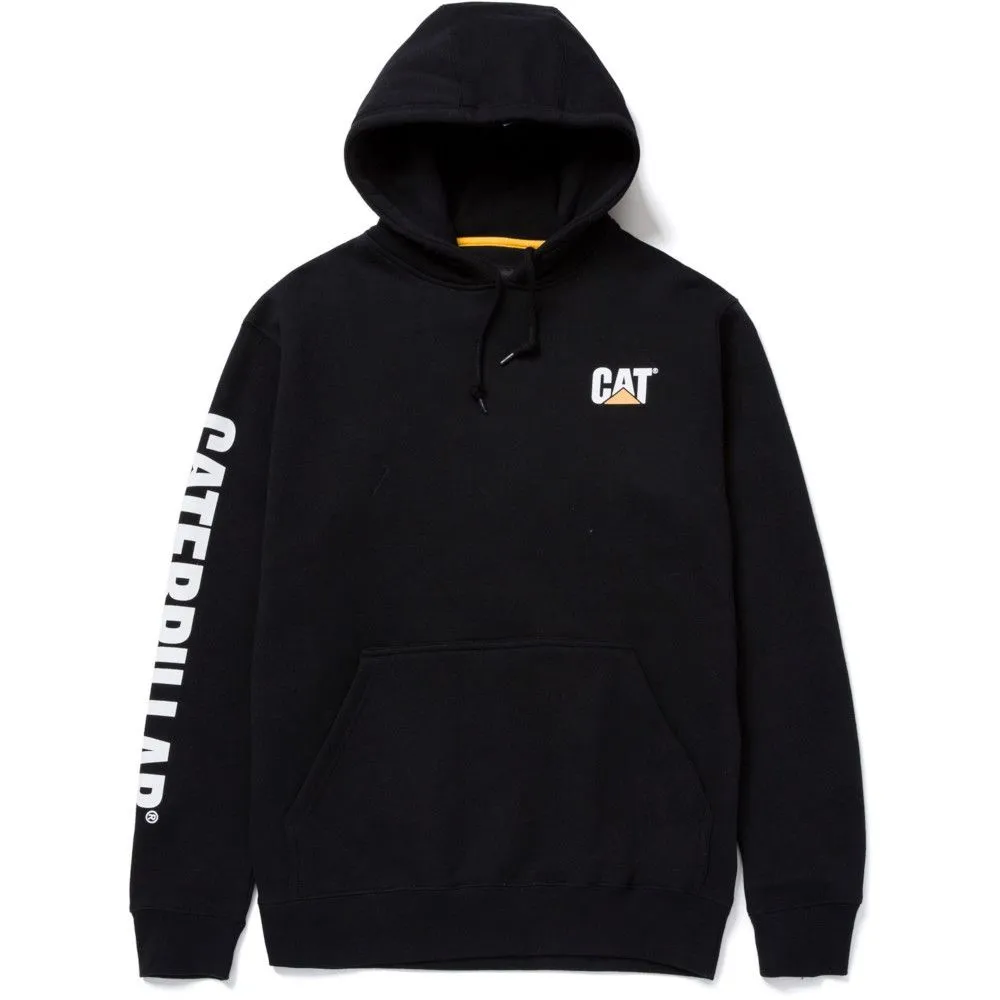 CAT Workwear Mens Trademark Banner Hooded Sweatshirt