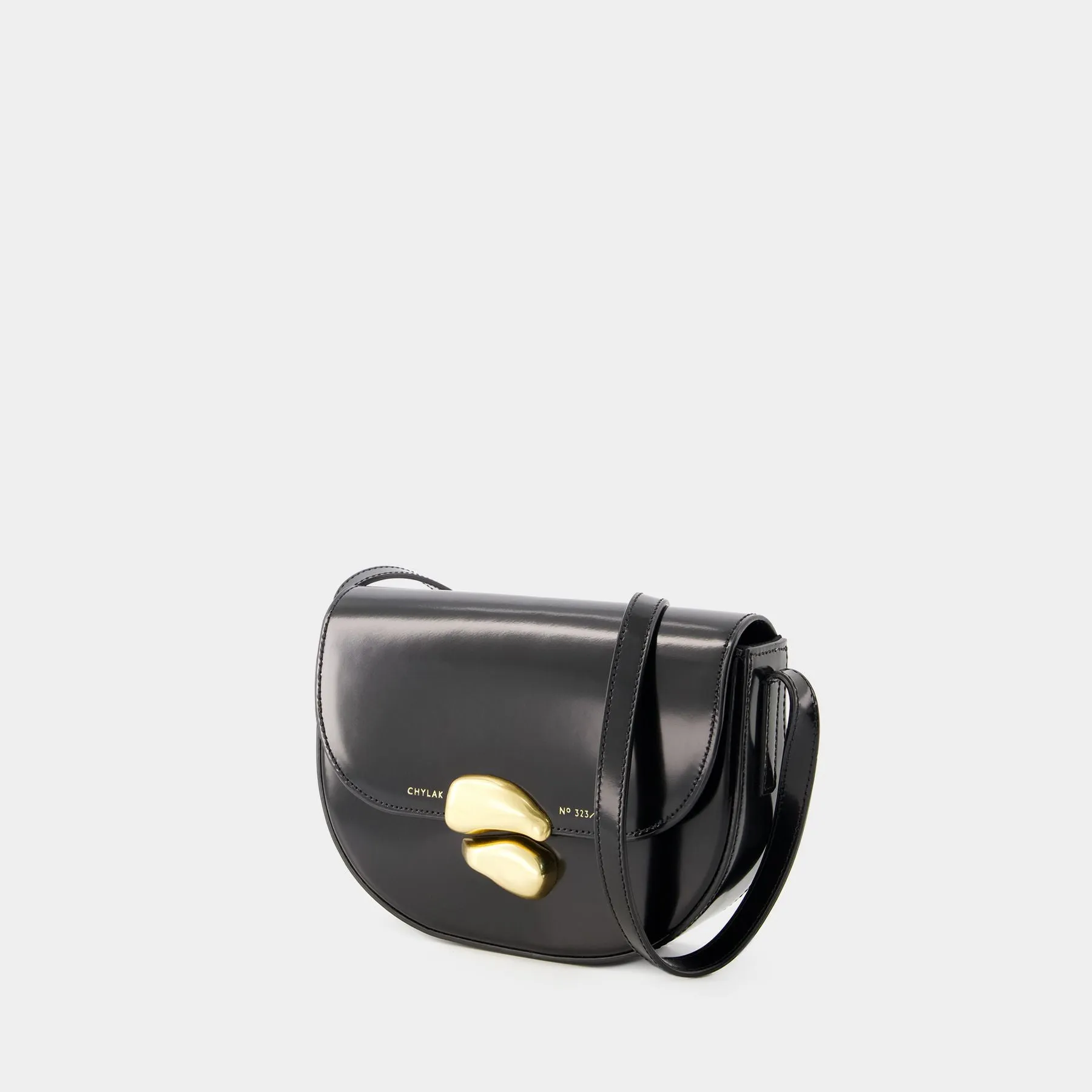 Chylak  Saddle Bag - Chylak - Leather - Glossy Black