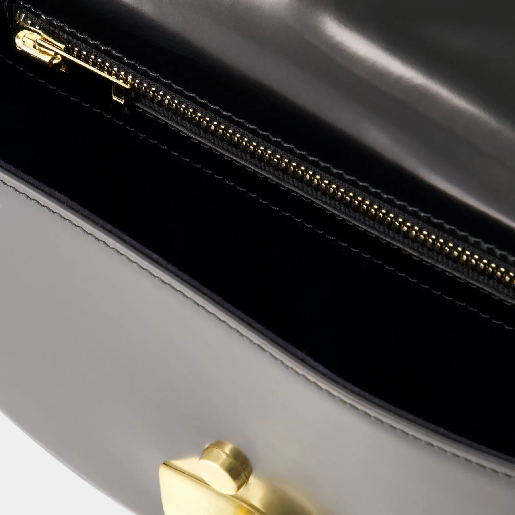 Chylak  Saddle Bag - Chylak - Leather - Glossy Black