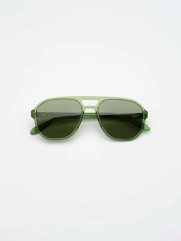 Clemence Sunglasses - Moss Green