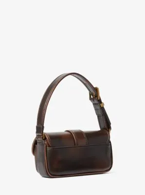 Colby Extra-Small Burnished Leather Shoulder Bag