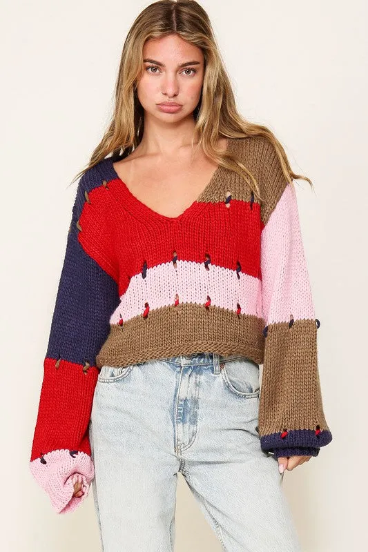 Color Block Sweater