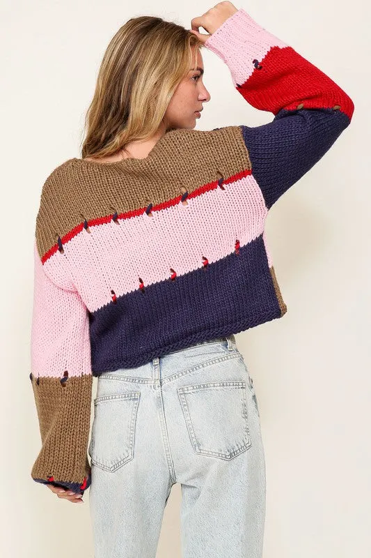 Color Block Sweater