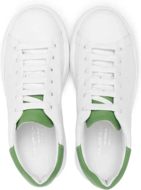 Colorichiari colourblock leather sneakers White