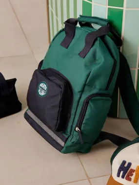 Colourblock Backpack for Boys - green