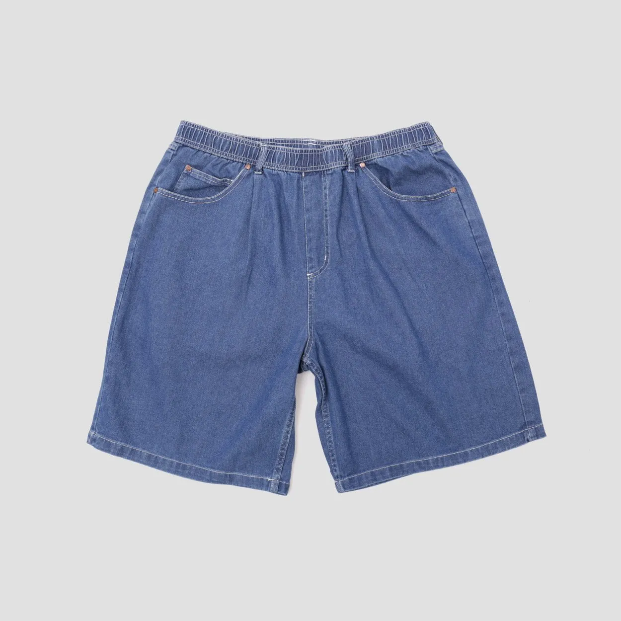 Converse Cons 5 Pocket Baddy Denim Shorts Lt Stone Wash