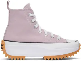 Converse Pink Run Star Hike Hi Sneakers